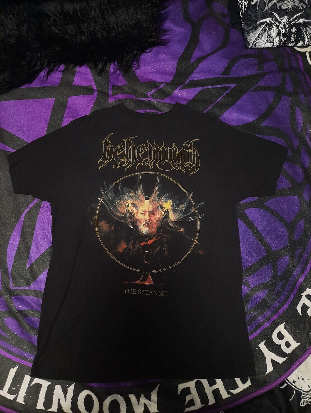 'The Satanist' Black Graphic Band Tee - Men's Shirt